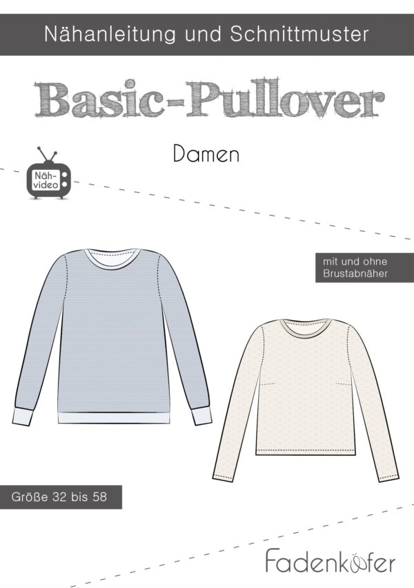Stoffwechsel Meterweise | Basic Pullover Damen