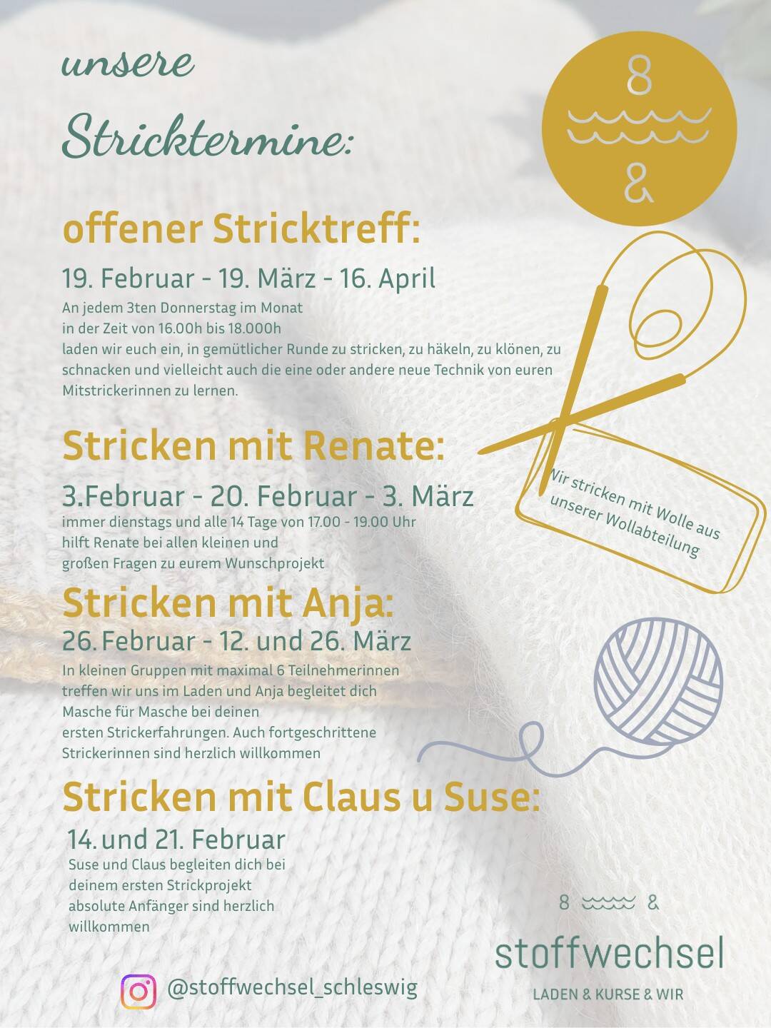 Stoffwechsel Meterweise | Stricken zusammenf